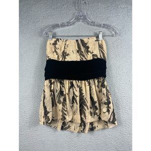 Tracy Reese New York Women's Size 6 Strapless Silk Blend Top